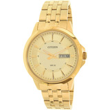 Reloj Citizen Para Hombre Bf2013-56pDorado En Acero