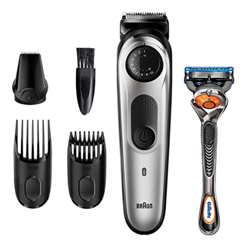 Braun Bt7240 Máquina Para Recortar La Barba Color Negro