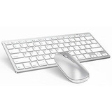 Teclado Y Mouse Bluetooth Omoton Para iPad Y iPhone (ipados 