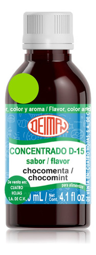 Concentrado Saborizante Chocomenta D-15 Deiman 120 Ml.