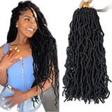 Extensiones De Cabello - 18 Inch 6 Packs Soft Locs Crochet H