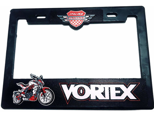 Portaplaca Moto Italika Vortex  (para Placa Grande )