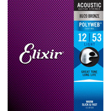 Elixir, Cuerdas De Bronce Para Guitarra Acstica 80/20con Rec