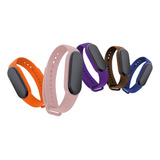 Kit 5 Pulseiras Compatível Com Xiomi Mi Band 5/6 