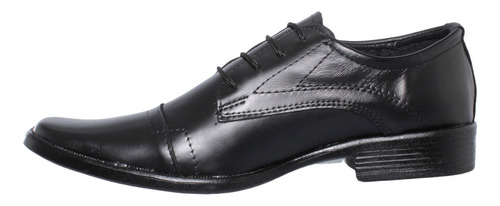 Zapatos Casuales Estilo 1520pa7 Acabado Piel Color Negro