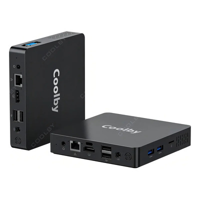 Mini Pc Coolby Intel Pentium J3710 8GB RAM 64GB SSD WiFi 5 Bluetooth Win 10 Pro HDMI VGA | Meses sin interés