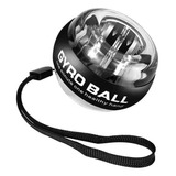 Power Ball Ejercitador Led Gyro Ejercicio De Brazos Negro