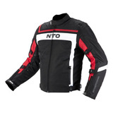 Campera Moto Nine To One Fuse Evo Negro Rojo Gris Mg Bikes