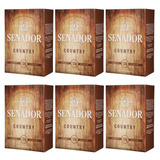 Kit 6 Sabonete Senador Country 130g Masculino Perfumado