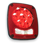 Plafon Calavera 9 Led Tipo Jeep Remolque Caja Slim 12-24 V