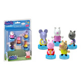 Figuras Peppa Pig Pack 5 Figuras Con Timbres Stampers