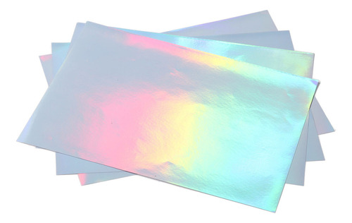 Papel Adhesivo Holográfico, 22 Hojas A4, Imprimible, Imperme