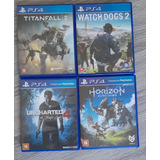 Jogos Ps4 - R$ 49,90 Cada - Horizon, Uncharted, Titanfall...