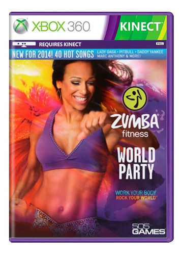 Jogo Zumba Fitness World Party - Kinect - Xbox 360 Original