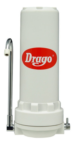 Purificador Filtro De Agua Drago Mp70 Sobre Mesada 12000 Lts