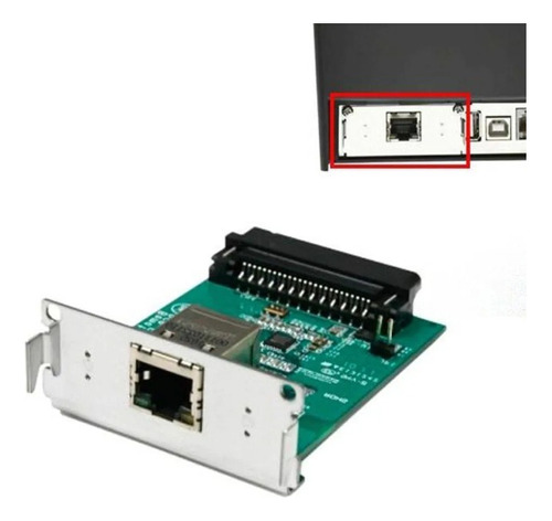 Placa De Rede Interface Ethernet Impressora Bematech Mp 4200