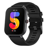 Reloj Inteligente Btalk Lite De Zeblaze Para Hombre, Llamada De Voz, Color De La Funda: Negro, Color Del Bisel, Negro, Diseño De Pulsera Deportiva