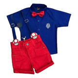 Roupa Aniversário Menino Fantasia Mario Bross Primavera