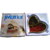 Alhajero Joyero Caja Musical Corazon Interior Afelpado Nueva