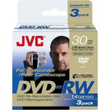 Pack De 3 Dvd Rw 1,4 Gb Jvc