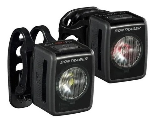 Conjunto De Iluminação Ion 200 Rt/flare Rt Bontrager Cor Preto