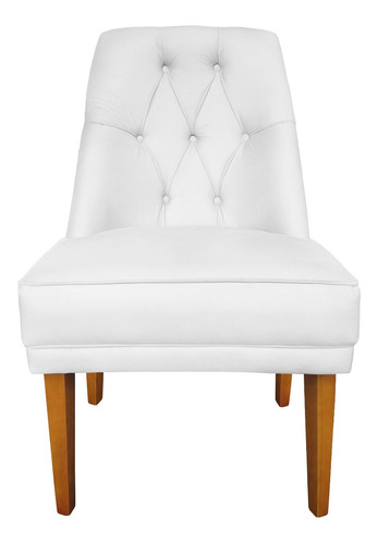 Cadeiras Paris Corino Branco Com Tachas - Dominic Decor