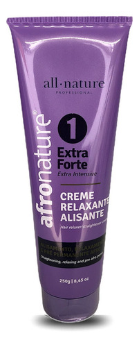 Creme Relaxante Amônia Afronature Extra Forte Nº1 All Nature