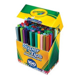 Plumones Marca Crayola Lavables, 100 Colores, 100 Piezas!!!!