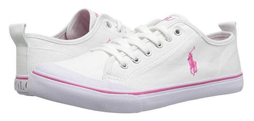 Tenis Blancos Polo Orginal Nuevos T 25.5