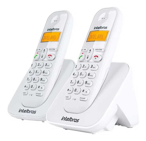Telefone Sem Fio + Ramal Adicional Intelbras Ts3112 Branco