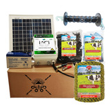Cerca Electrica Para Ganado Kit Solar 30km + 500m De Hilo
