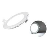 Foco Plafón Led 12w Embutido Redondo Luz 6500k - 3500k 