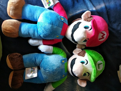 Mario Y Luigui Bros 43 Cm Peluche 