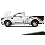 Calco Ford Ranger Cabina Simple 2012/22 Raptor Juego +porton