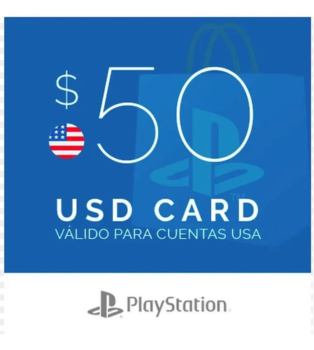 Tarjeta Playstation 50$ Psn Cuenta Usa