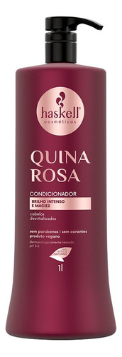 Kit Haskell Shampoo Condicionador Quina Rosa 1l