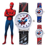 Relógio De Pulso Analógico Infantil Spiderman Homem Aranha 