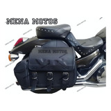 Alforjas Moto Vtx Jumbo Material Sintético Reforzadas Grande