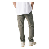 Jogger Cargo Betheone Sin Solapa Verde Militar