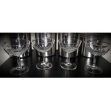 4 Bellas Copas Finas Crystal Darques. Baratas