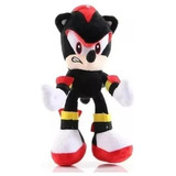 Peluche Muñeco Sonic Shadow Negro Hedgehog Grande 40/45 Cm