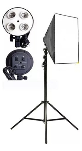 Softbox Para 4 Ampolletas, Softbox Iluminacion Continua