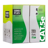 Caixa Cabo De Rede Lan Cat5e Furukawa Sohoplus Branco 305m