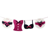 1 Varal Decorativo Decoração Chá Lingerie Despedida Solteira