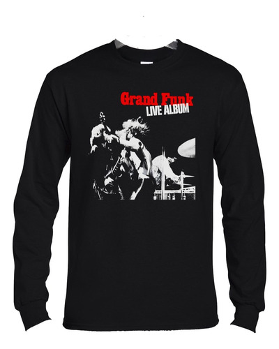 Polera Ml Grand Funk Live Album Rock Abominatron