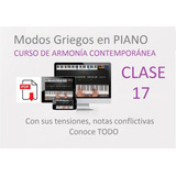 Modos Griegos Completos En Piano Curso Hd+pdf Clase 17 /24