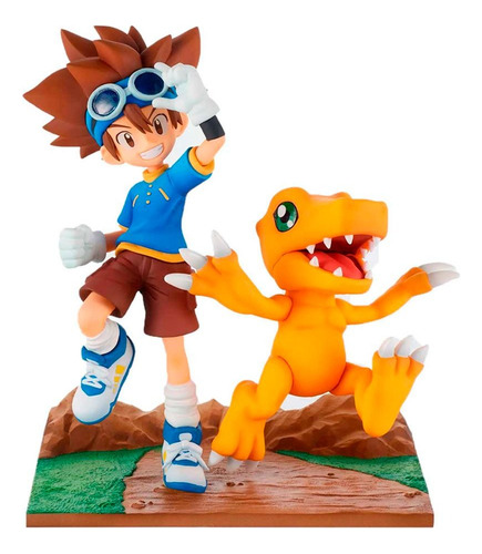 Figura Digimon Adventure Taichi Yamagi Y Agumon Original