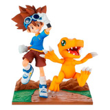 Figura Digimon Adventure Taichi Yamagi Y Agumon Original