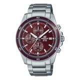 Reloj Para Hombre Casio Edifice Con Indicador Cronógrafo Pla