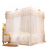 Cama De Lujo Princesa 4 Postes De Esquina Dosel Mosquitera C